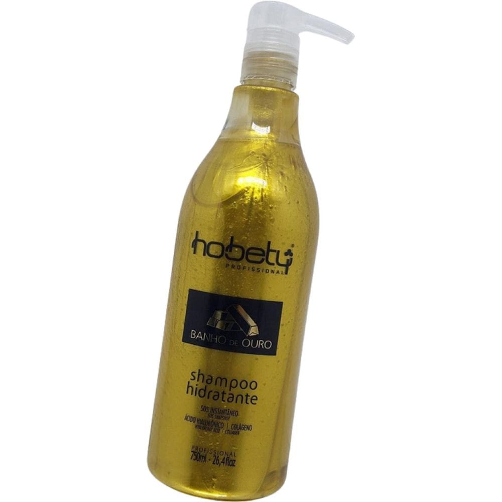 Shampoo Hidratação Ouro 750Ml Hobety