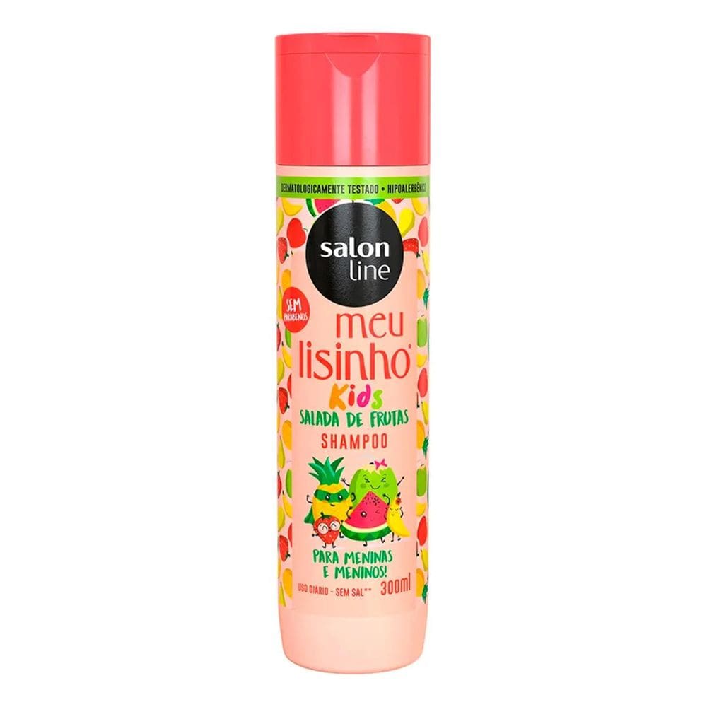 2X Shampoo Meu Lisinho Kids Infantil Salon Line 300Ml