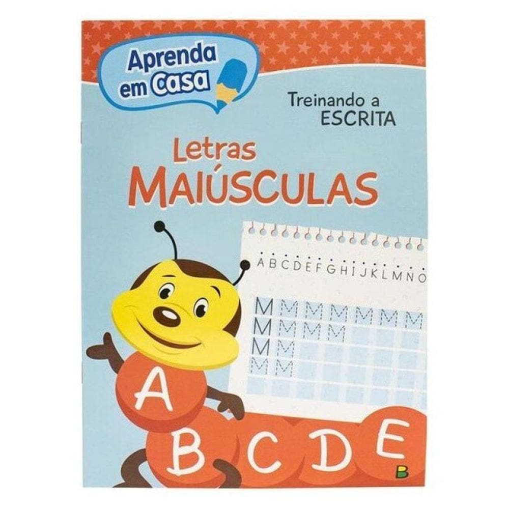 Aprenda Em Casa Treinando A Escrita: Letras Maiúsculas