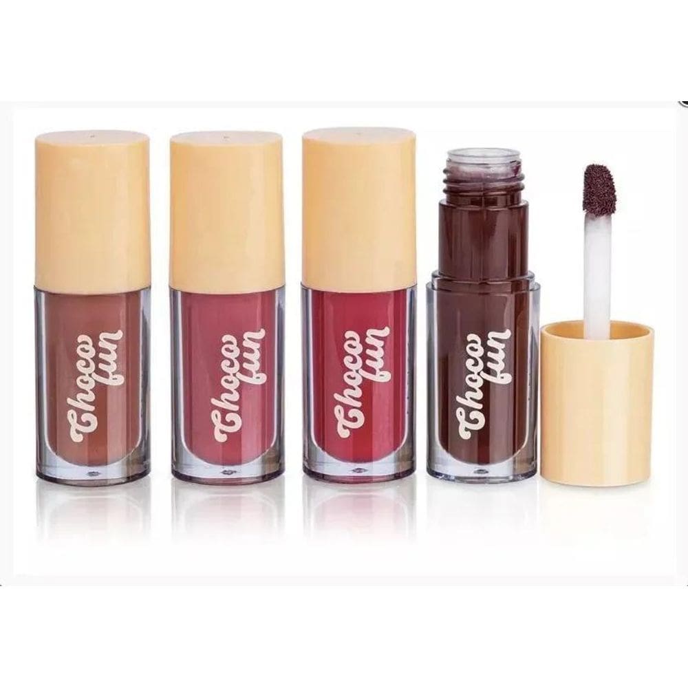2X Fenzza Choco Fun Gloss 4 Cores Acabamento Brilhante Cor G