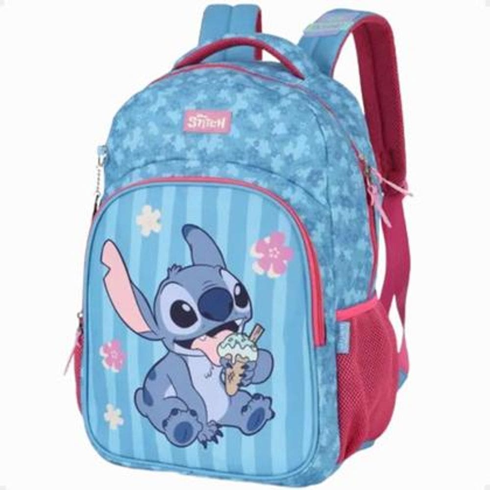 Mochila Escolar Stitch Sorvete Luxcel