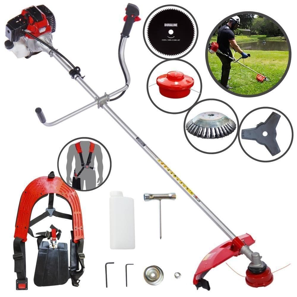 Roçadeira Rt43-l 43cc 2t Toyama Com 4 Opções De Cortes