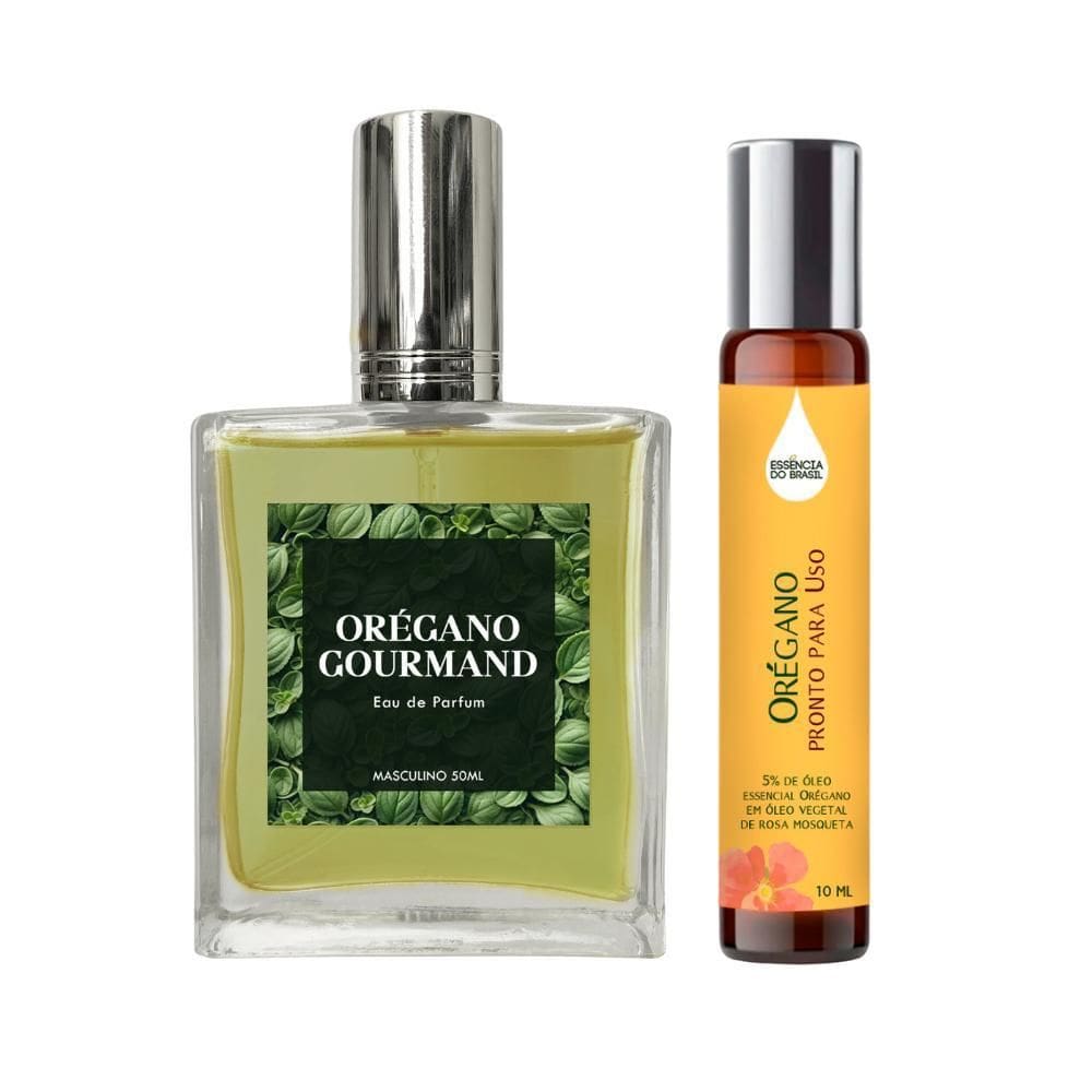 Perfume Orégano Gourmand Homem 50Ml + Óleo Essencial 10Ml