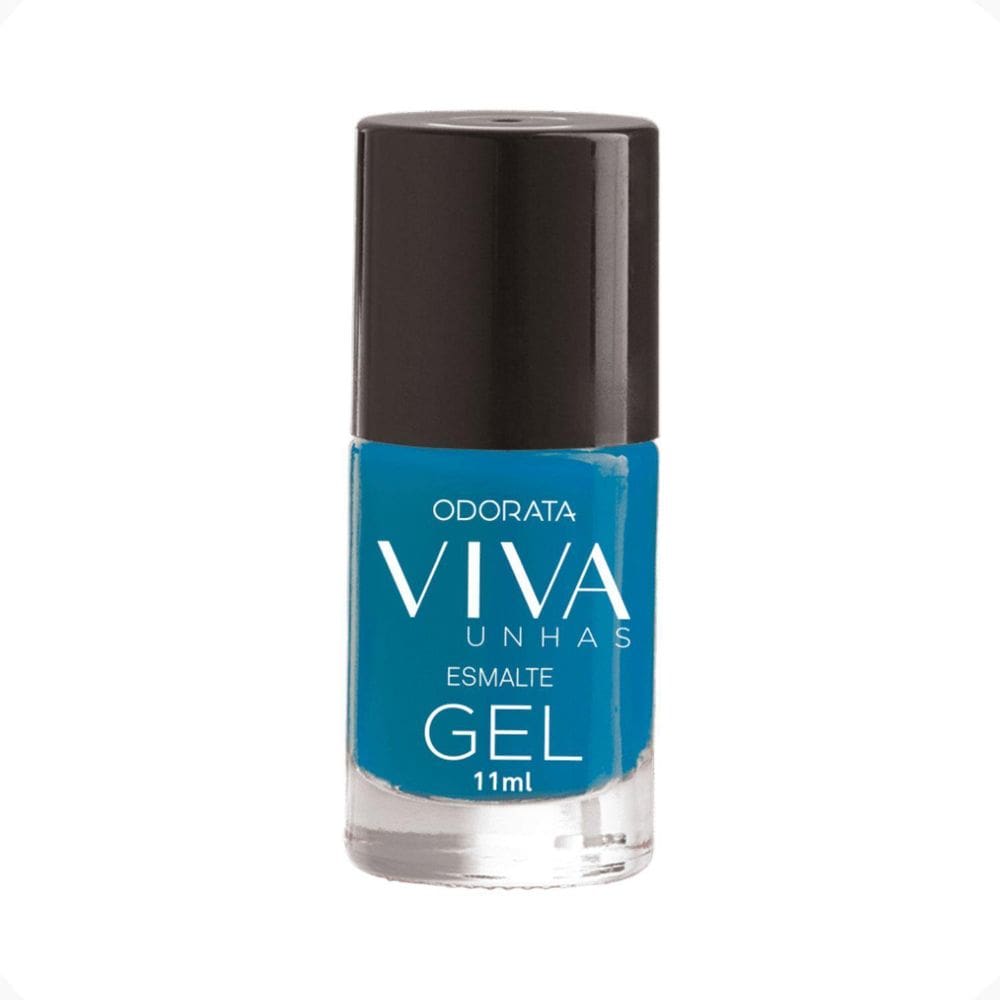 Esmalte Em Gel Petúnia Azul Cremoso Não Precisa Cabine