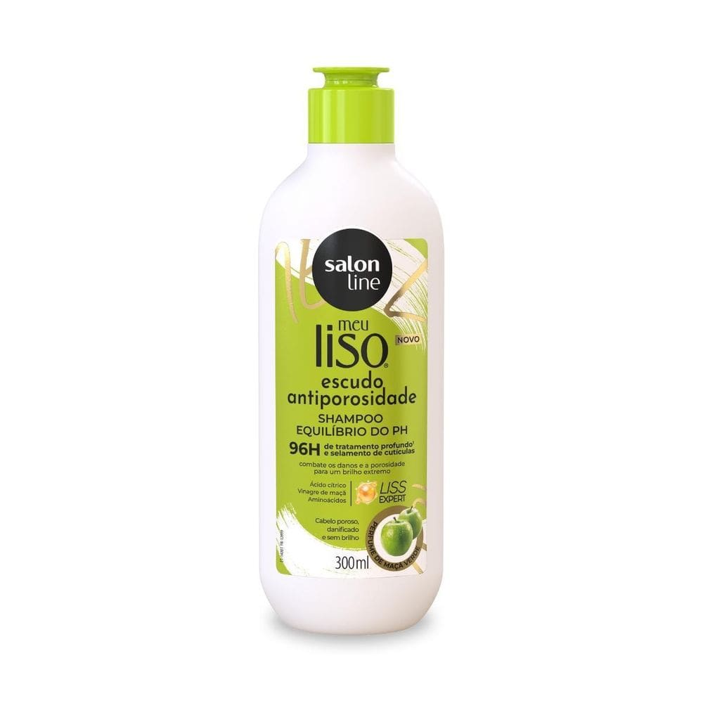 Shampoo Meu Liso Tratamento Brilho Extremo 300Ml Salon Line