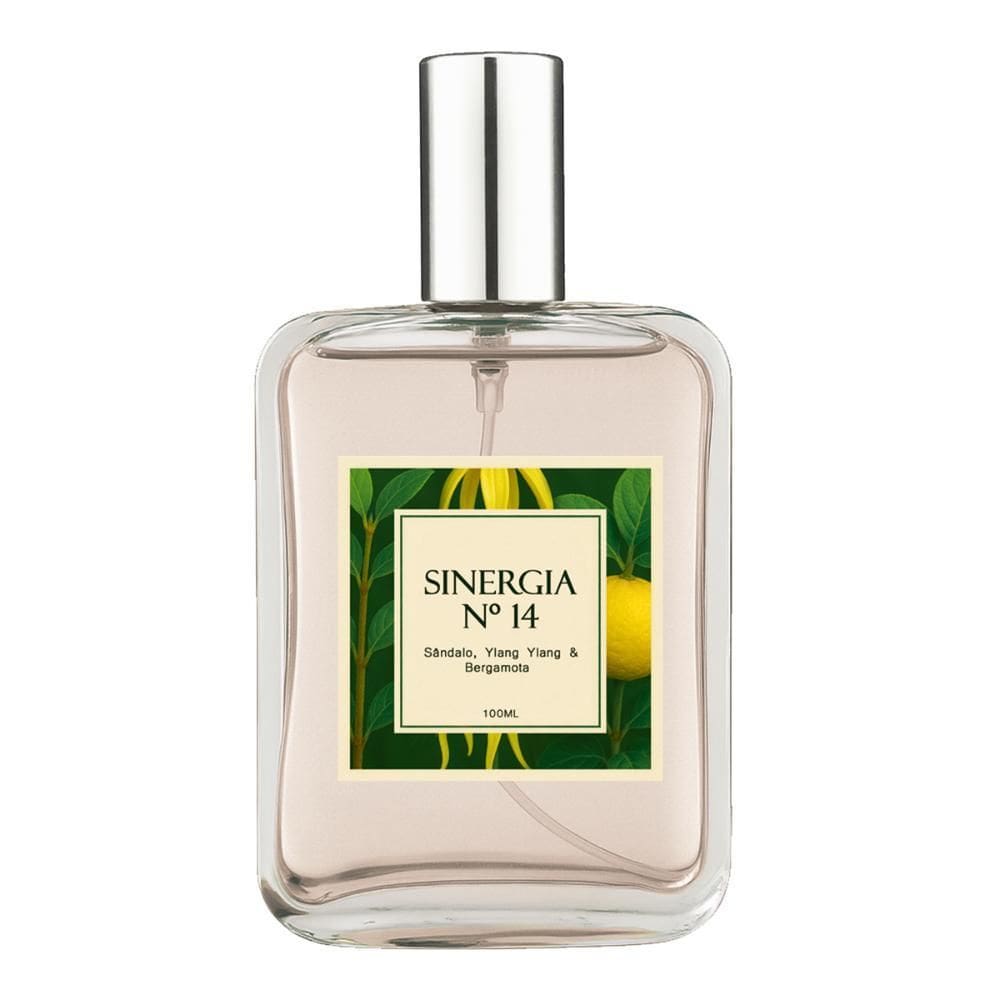 Perfume Sinergia 14 - Sândalo, Ylang-Ylang, Bergamota 100Ml