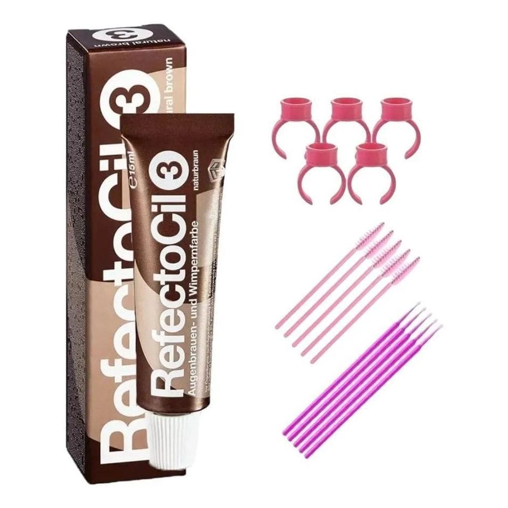 2X Tinta Refectocil Tintura Cores Sobrancelha Cílio