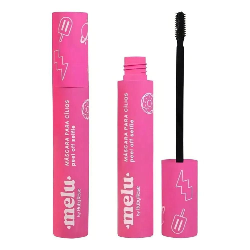 2X Máscara Rimel Cílios Selfie Melu Ruby Rose Super Definiçã