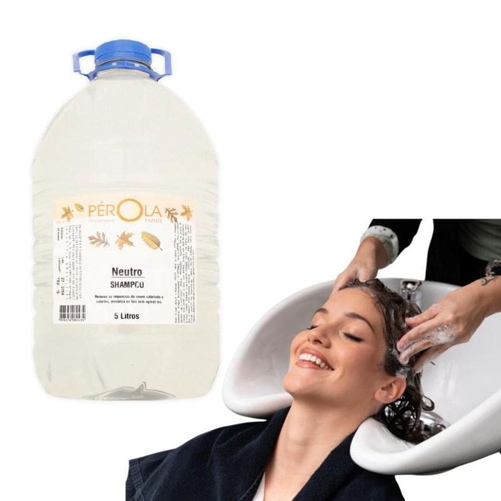Shampoo 5 Litros Neutro Salão Cabelereira