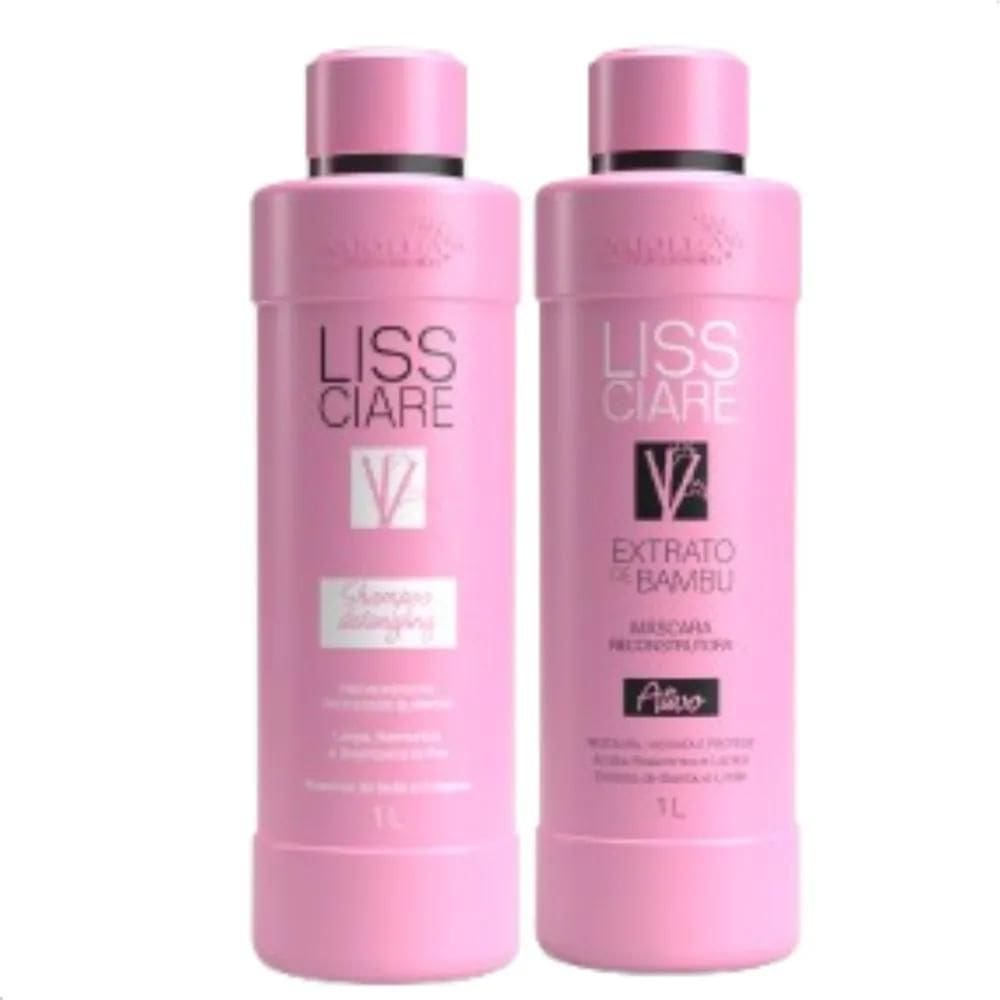 2X Paiolla Escova Progressiva Bambu Sem Formol 100% Liso 2 U