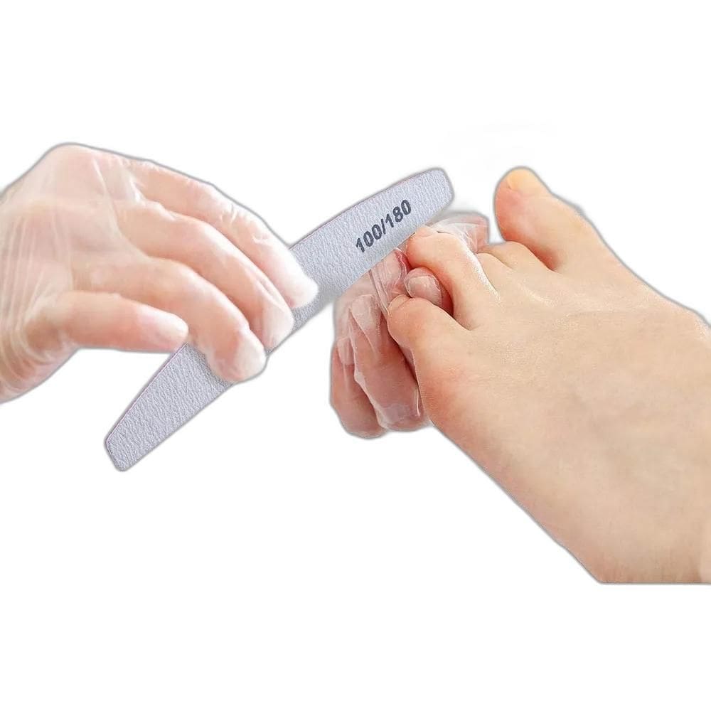 2X 10 Lixas Banana Bananão Unha De Gel 100/180