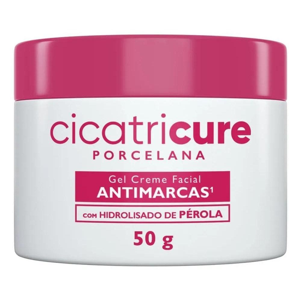3X Cicatricure Porcelana Gel Creme Facial 50G
