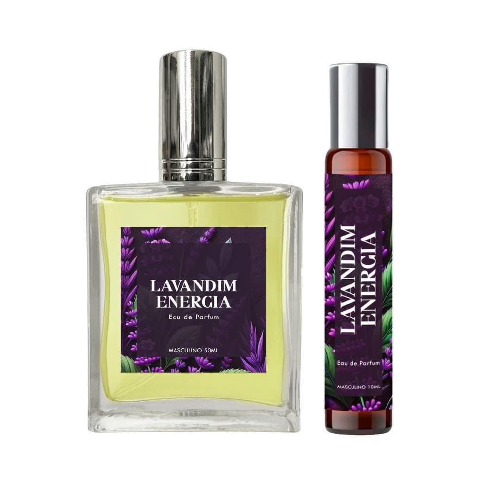 Perfume Lavandim Energia Homem 50Ml + Spray 10Ml Natural