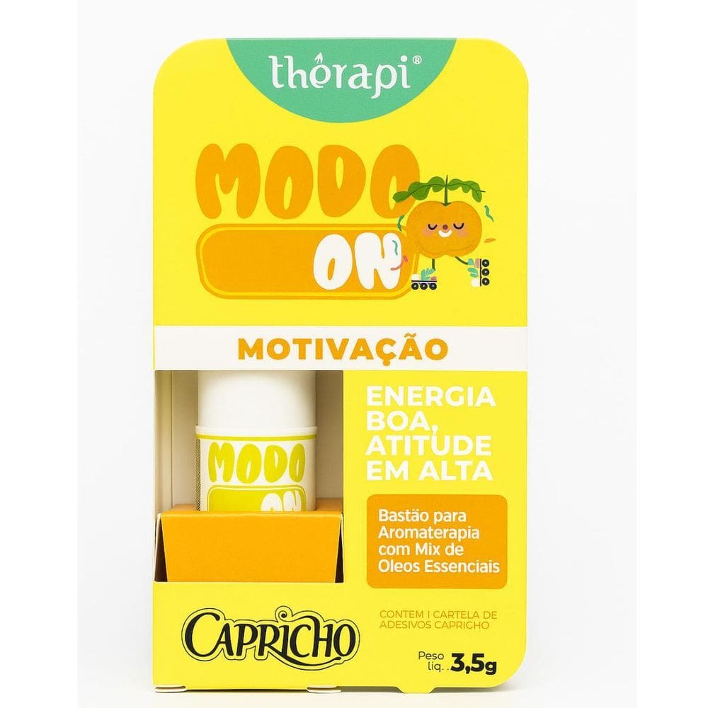 Bastão C Mix Oleos Essencias Modo On Motivação 3,5G Therapi