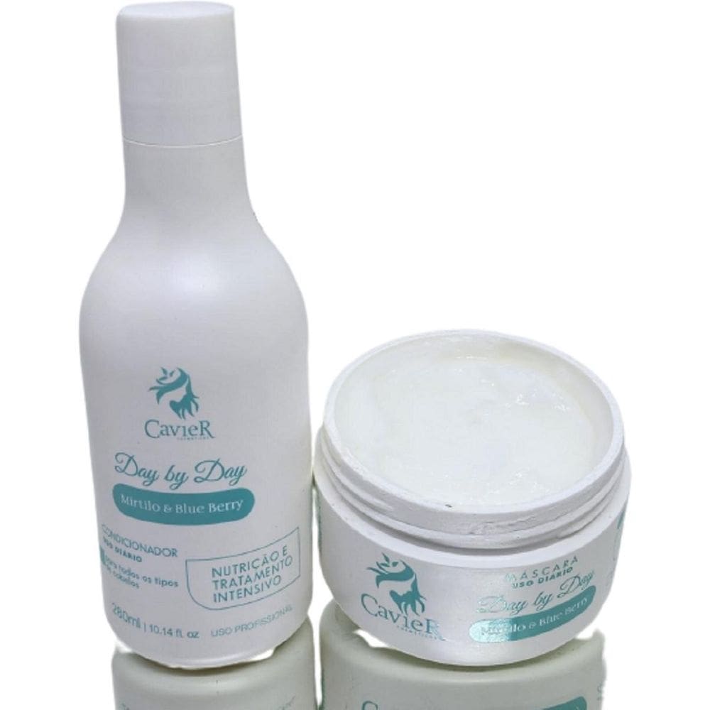 Kit Tratamento Cond 280Ml Mascara 280G Mirtilo Cavier
