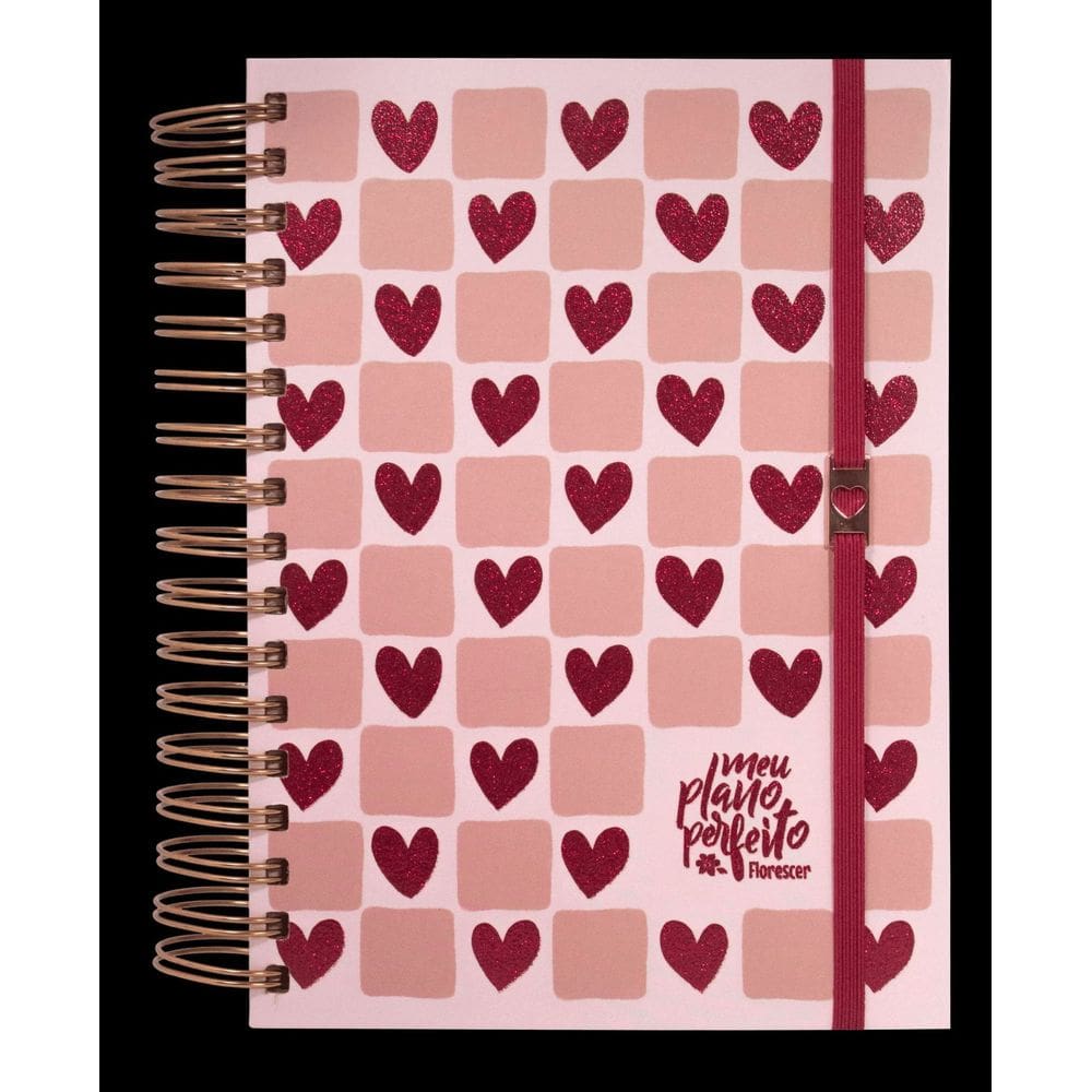 Meu Plano Perfeito: Florescer, Planner Sem Data Para Adolescentes, Capa Coração | Planner 2026