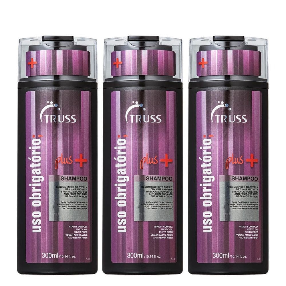Truss Uso Obrigatório Plus+ Kit Shampoo 3X300Ml