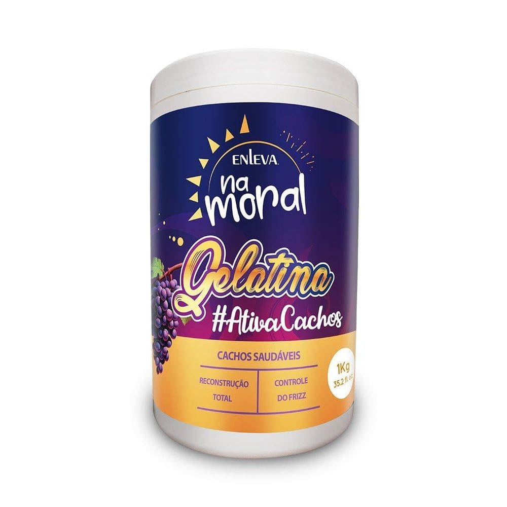 Gelatina Capilar Ativa Cachos Enleva Na Moral 1Kg