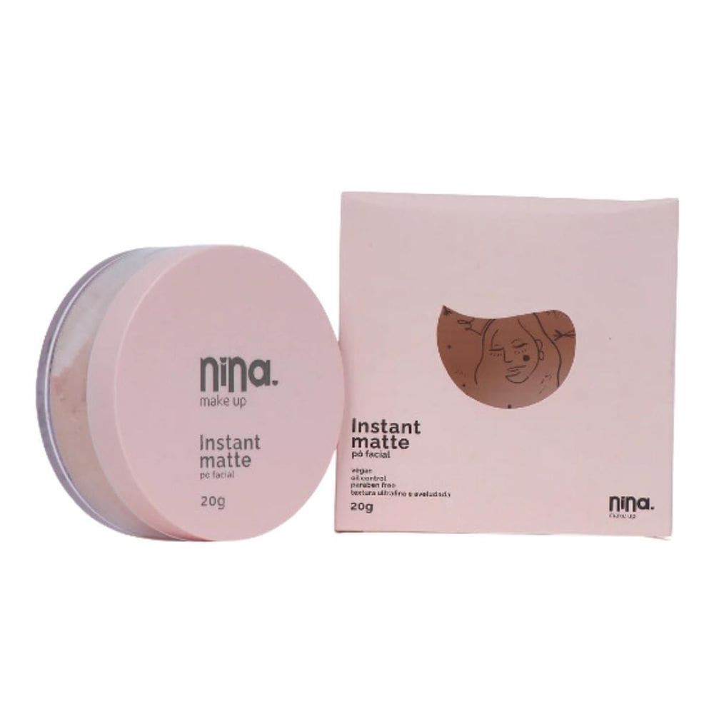 Nina Makeup Pó Facial Instant Matte 20G