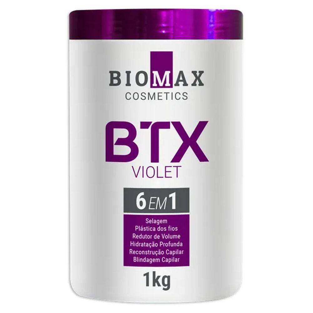 Btox Matizador 1Kg Reduz Volume E Matiza Os Fios Biomax