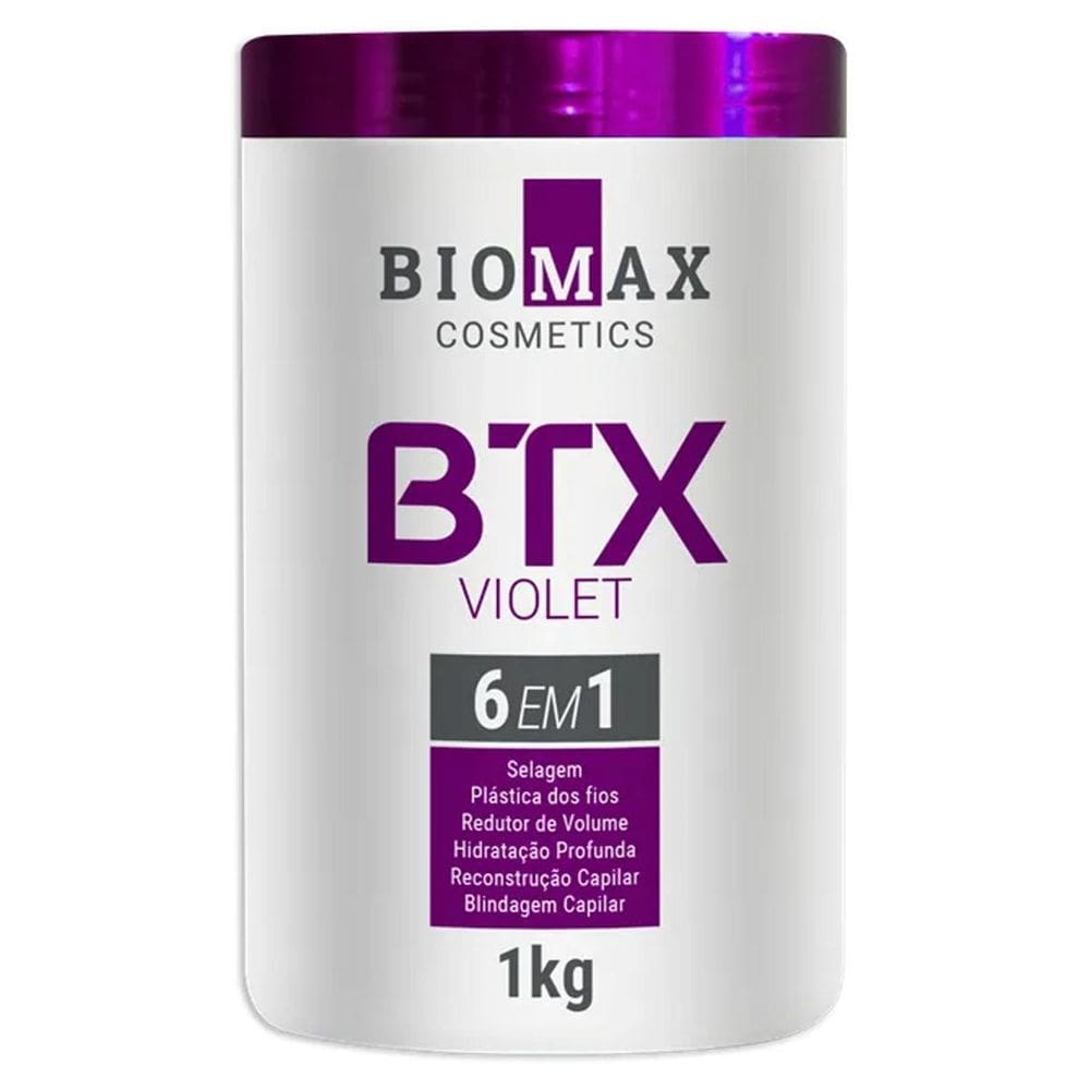 Btox Matizador 1Kg Reduz Volume E Matiza Os Fios Biomax