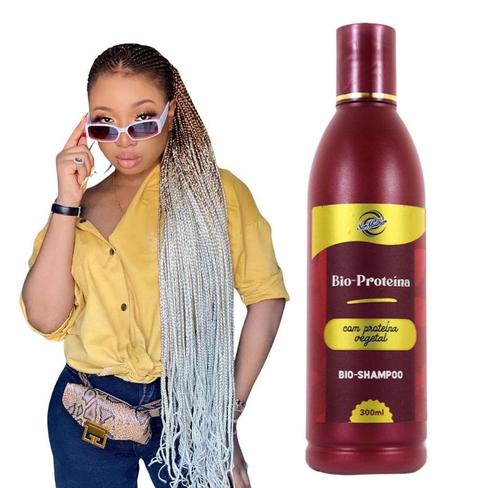 Shampoo Bio Proteína Para Cabelo De Fibra Orgânica 300Ml