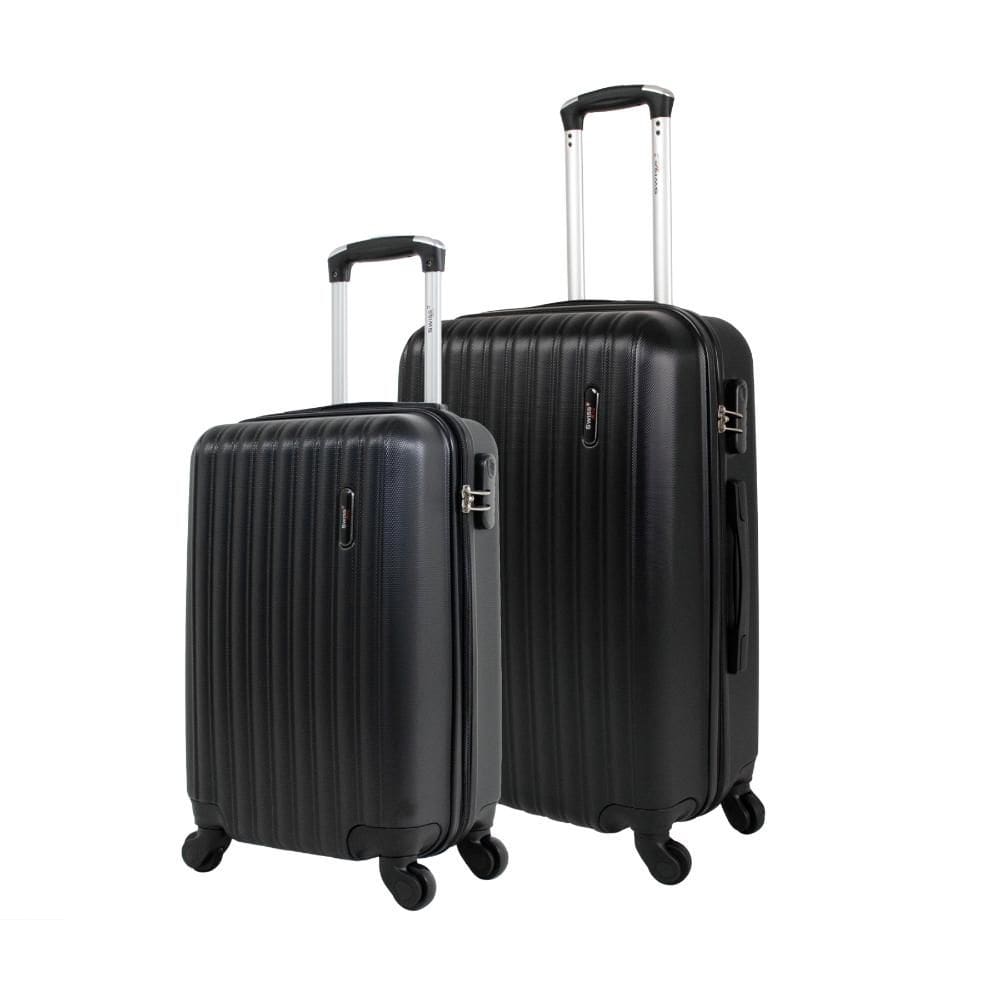 Kit de malas de Viagem bordo P 10kg e média 23kg Londres Swiss Move Preta