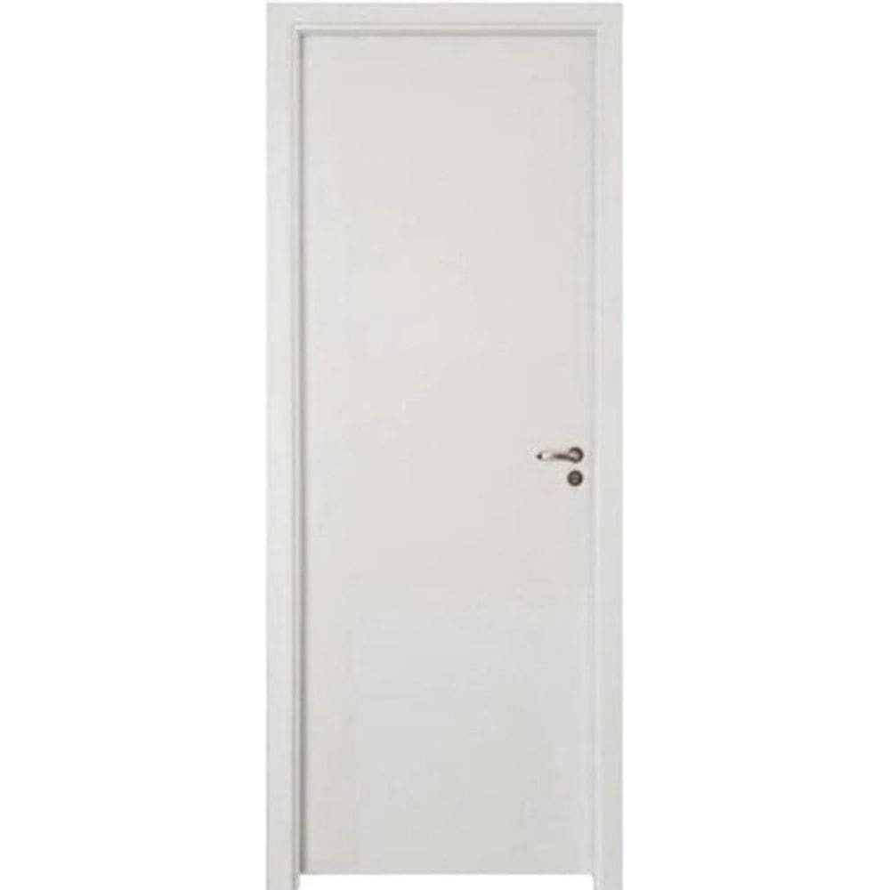 Kit Porta de MDF Pinhal M10/15 Interna, Abertura à Esquerda 213x85 cm, Branco