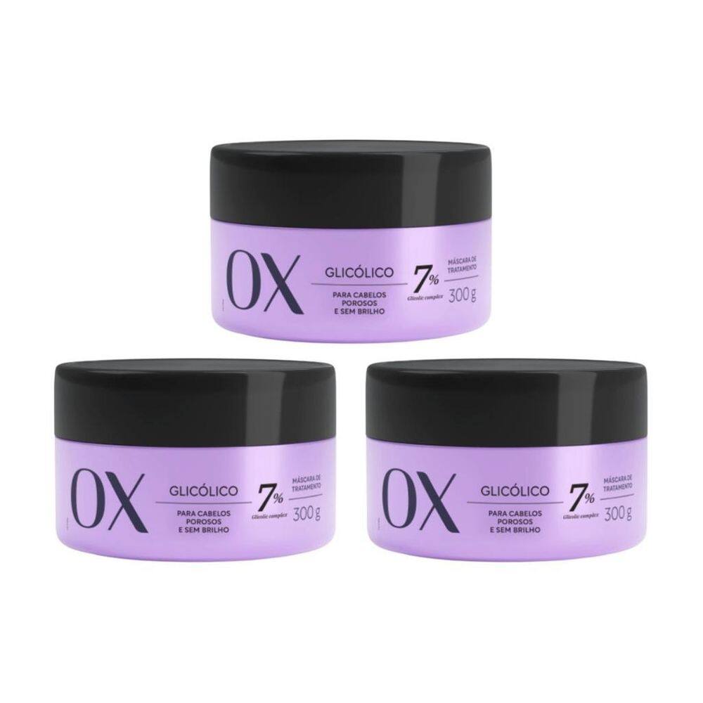 Mascara Ox 300G Glicolico - Kit Com 3Un