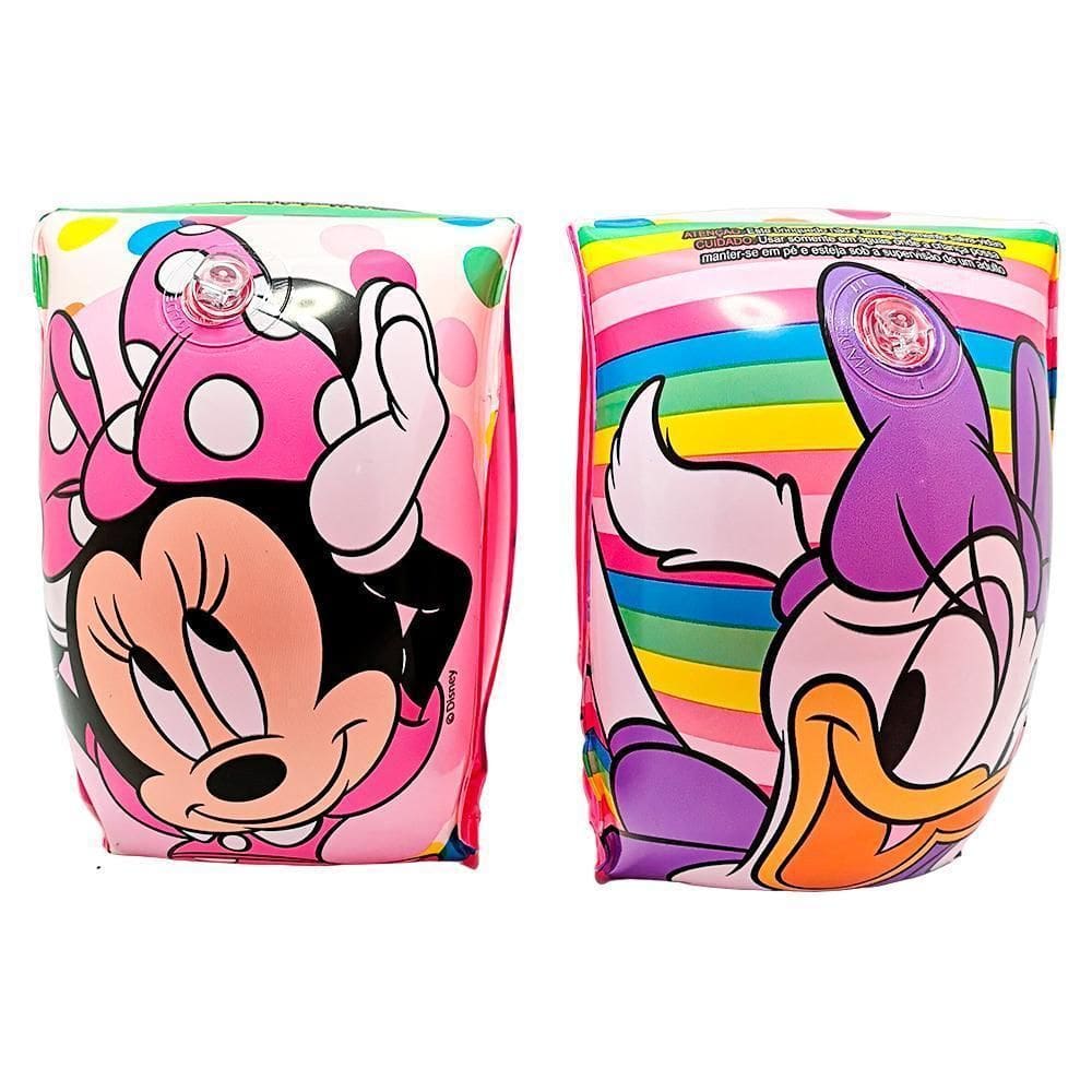 Par Boia De Braço Infantil Piscina Praia Disney Minnie
