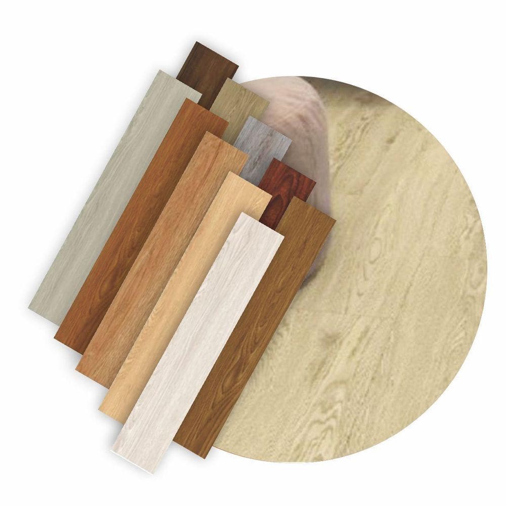 Piso Vinilico Autocolante Régua Caixa 5 M2 Madeira Canela