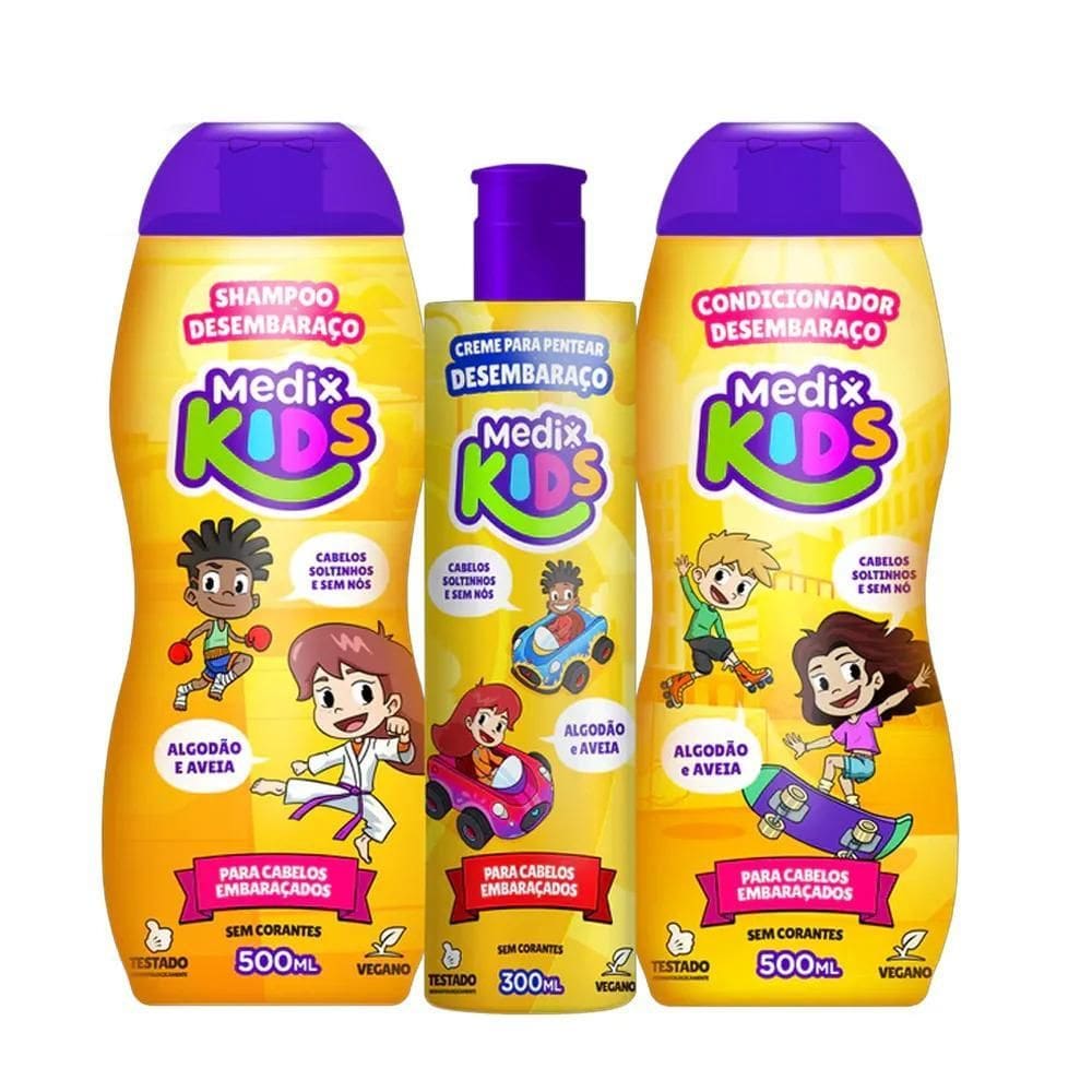 Kit Shampoo 500Ml + Condicionador 500Ml E Creme De Pentear D