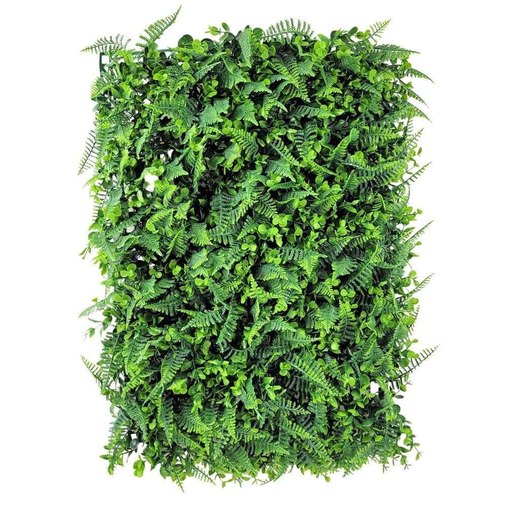 Placa De Grama Samambaia Mista 60X40Cm Planta Artificial