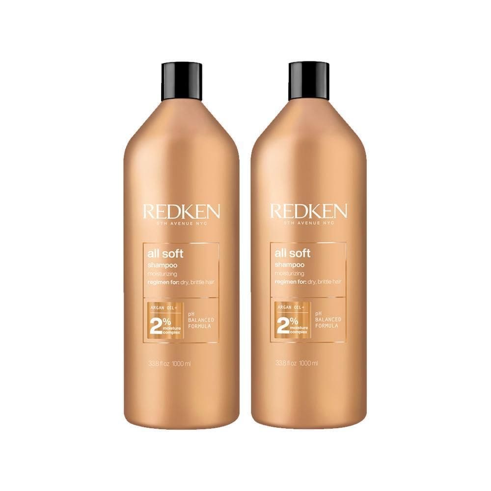 Kit Redken All Soft - Shampoo 1000 Ml - 2 Unidades