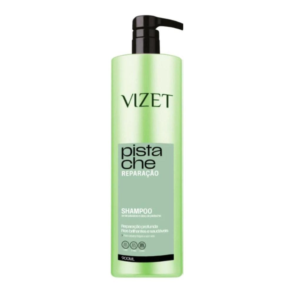 Shampoo Pistache Reparação Vizet 900Ml