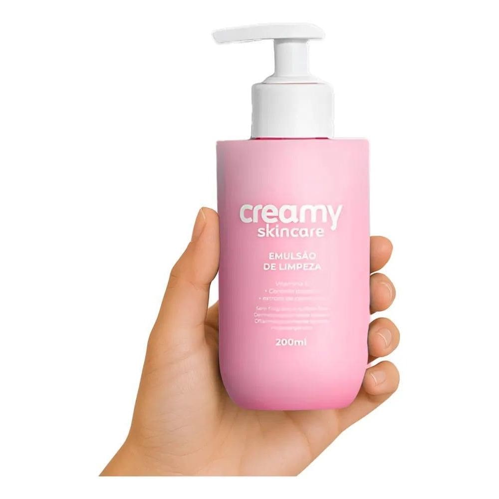 Emulsão De Limpeza Suave Hidratante Creamy Skincare 180Ml Mo