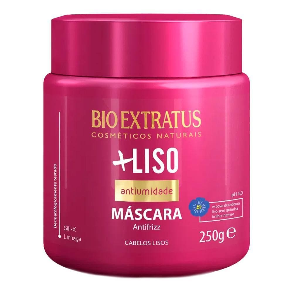 Máscara Bio Extratus +Liso Antiumidade 250G