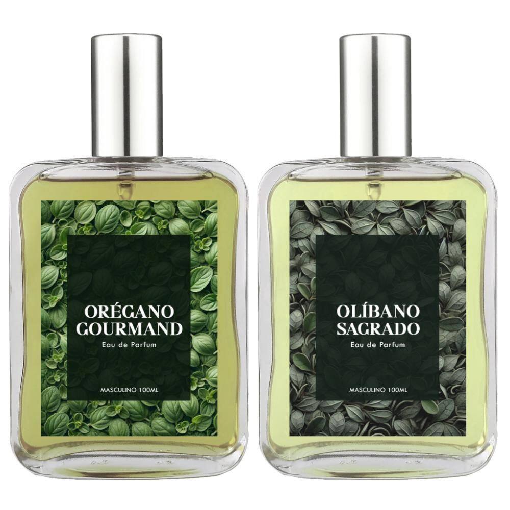 Kit Perfume Masc. Orégano Gourmand E Olíbano Sagrado 100Ml