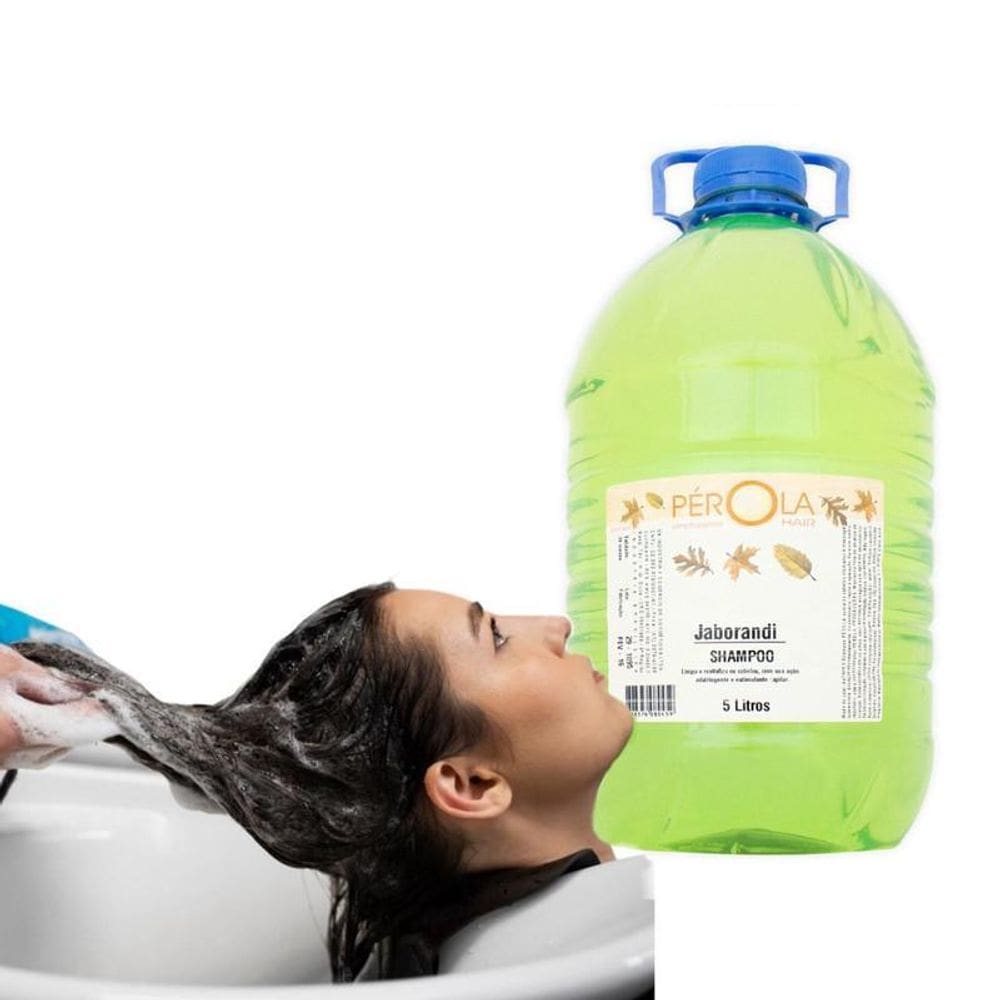 Shampoo 5 Litros Jaborandi Salão Cabelereira