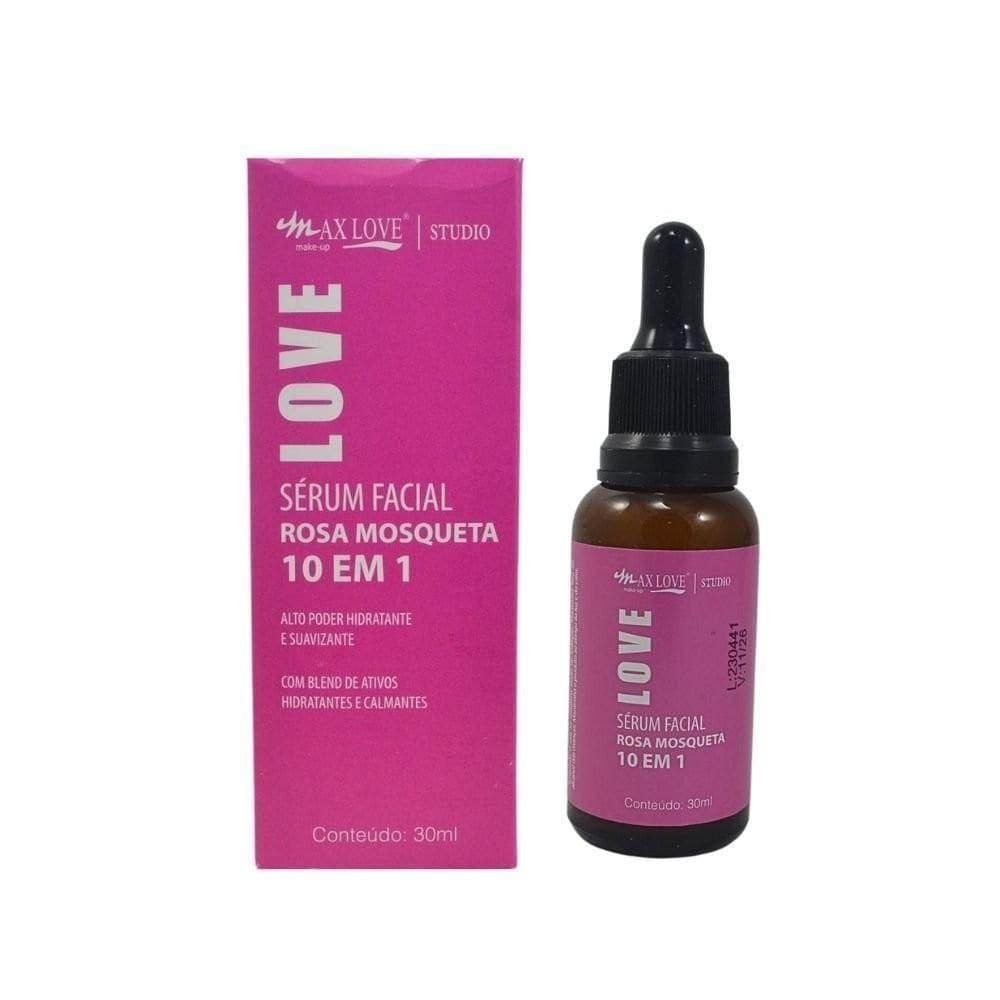 Serum Facial Rosa Mosqueta 10 Em 1 Max Love Studio Make 30Ml