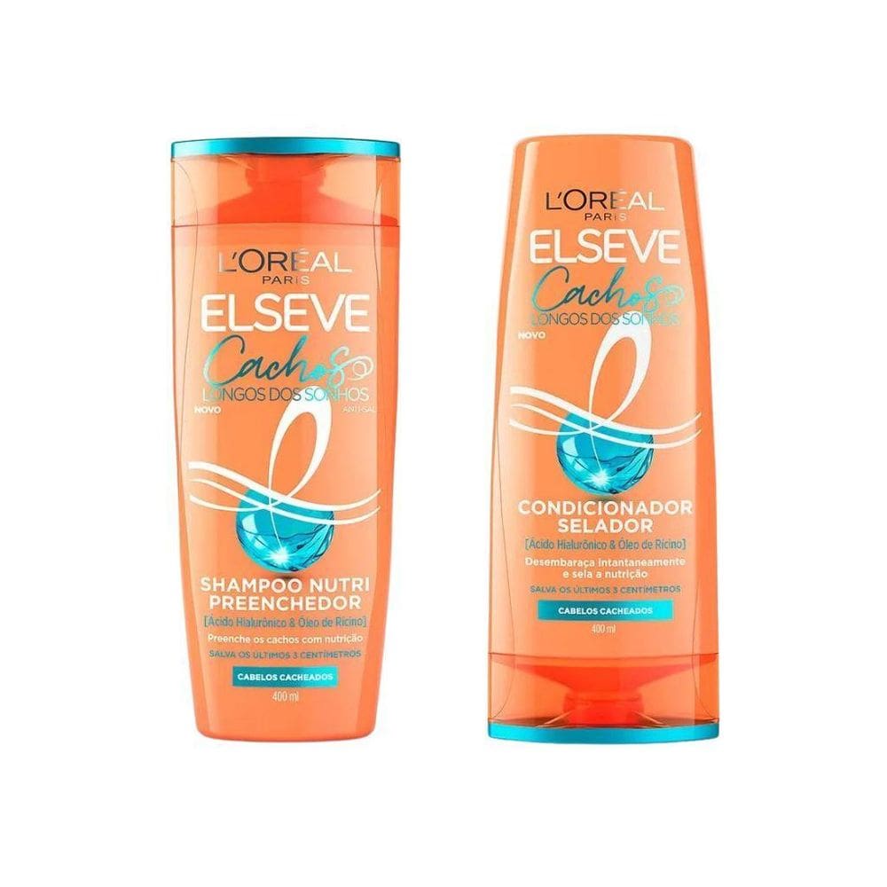 Kit Elseve Cachos Dos Sonhos 1 Cond 400Ml + 1 Sh 400Ml