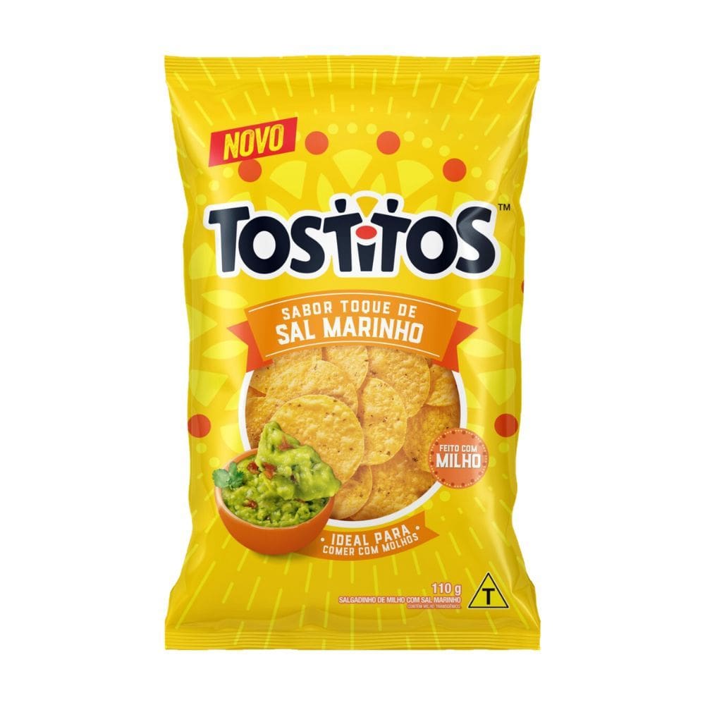 Salgadinho Tostitos Toque de Sal Marinho 110g