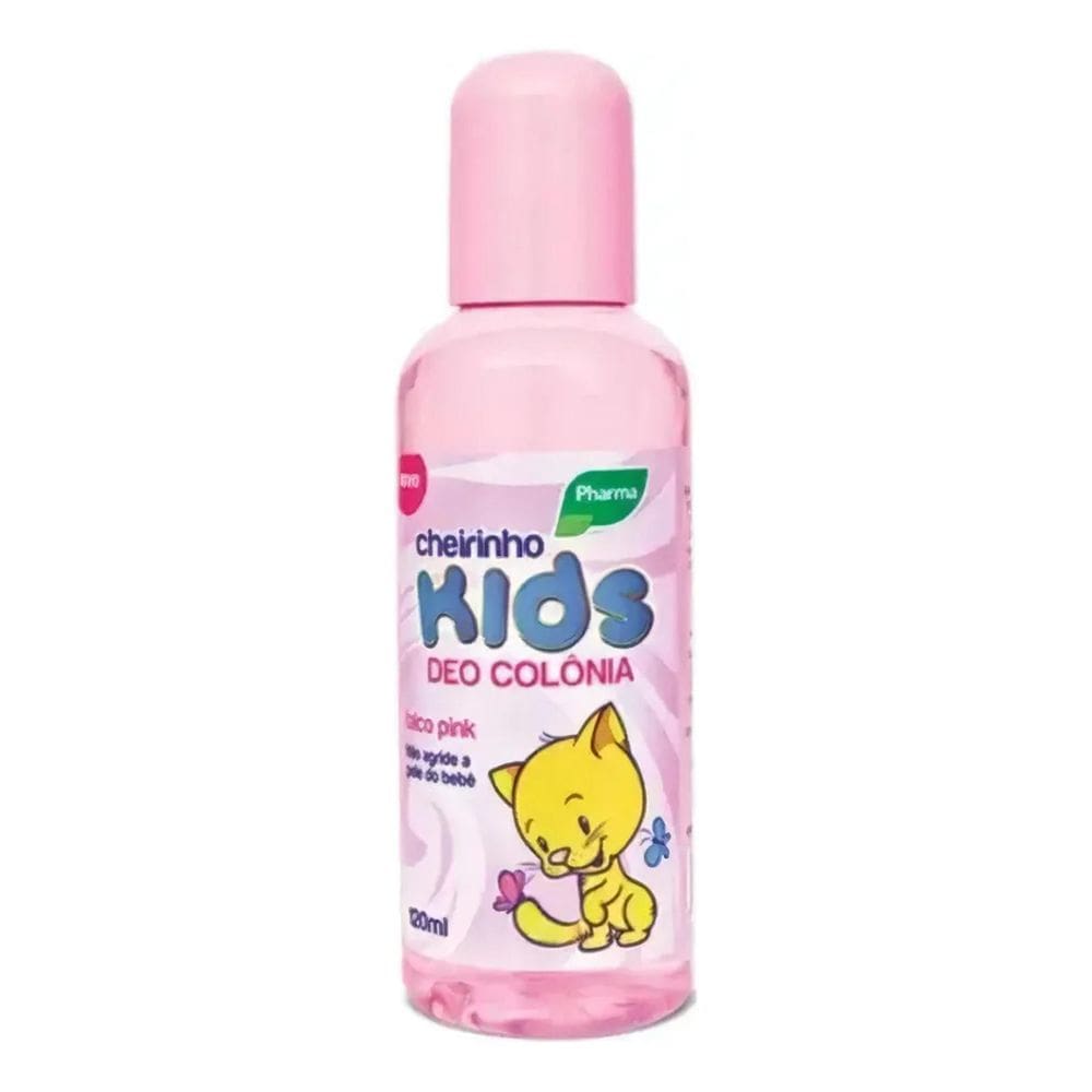 Perfume Colonia Kids Infantil Pharma Talco Pink 120Ml