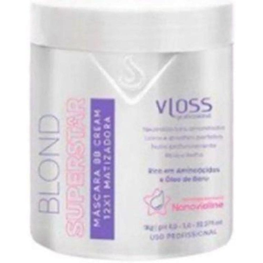 Máscara Vloss Bb Cream 12 Em 1 Blond Star - 1Kg