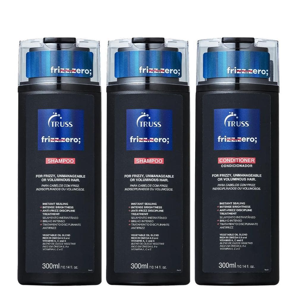 Truss Frizz Zero Kit 2 Shampoo E 1 Condicionador 300Ml