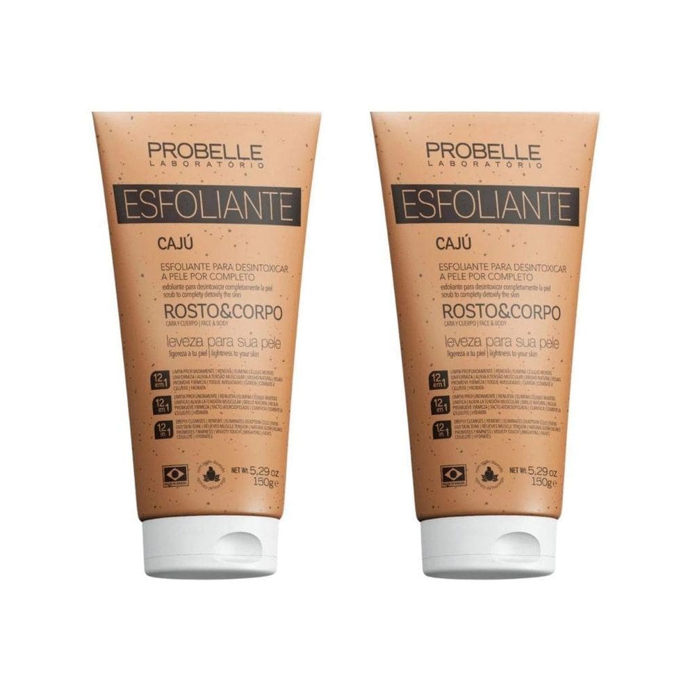 Esfoliante Probelle 150G Caju - Kit Com 2Un