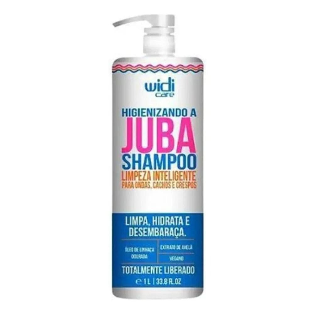 2X Shampoo Widi Care Higienizando A Juba 1L Cachos E Crespos