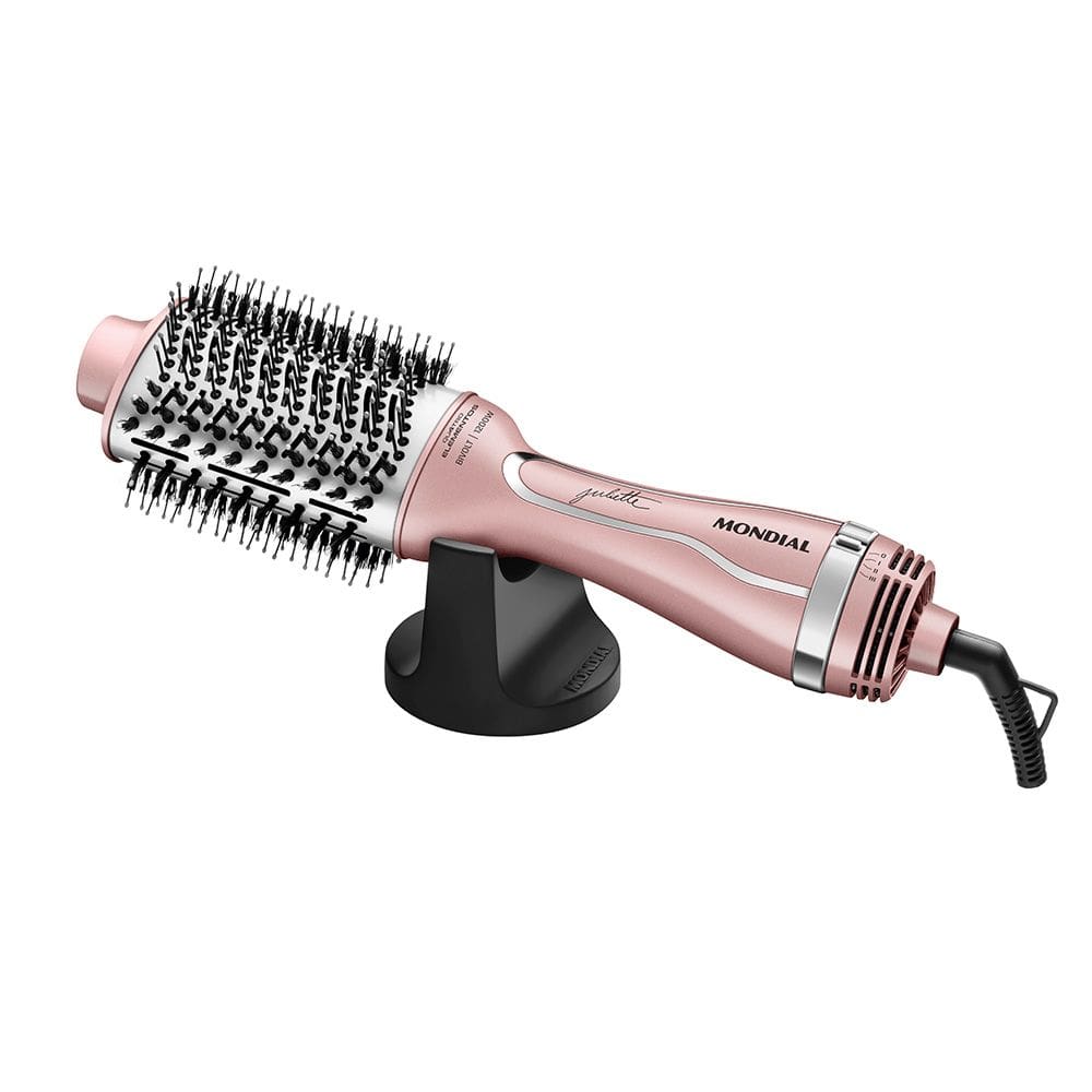 Escova Secadora Mondial By Juliette 3 em 1 1300W ES-JU-01 Golden Rose Bivolt