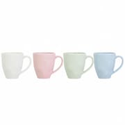 Kit 4 Caneca Chá Café Orgânico Cores 312 ml Germer Porcelana