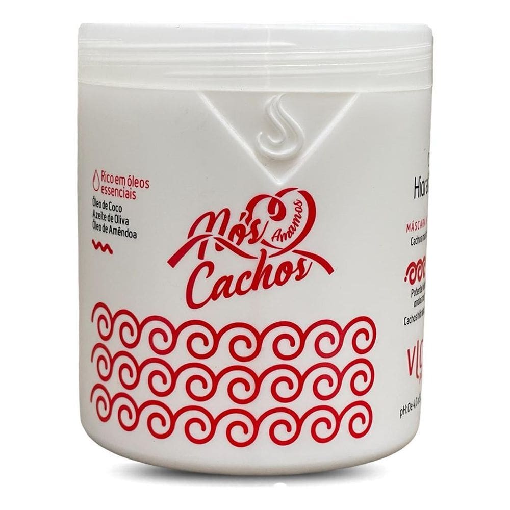 Máscara Cachos 1Kg Vloss Cacho Natural Hidrata